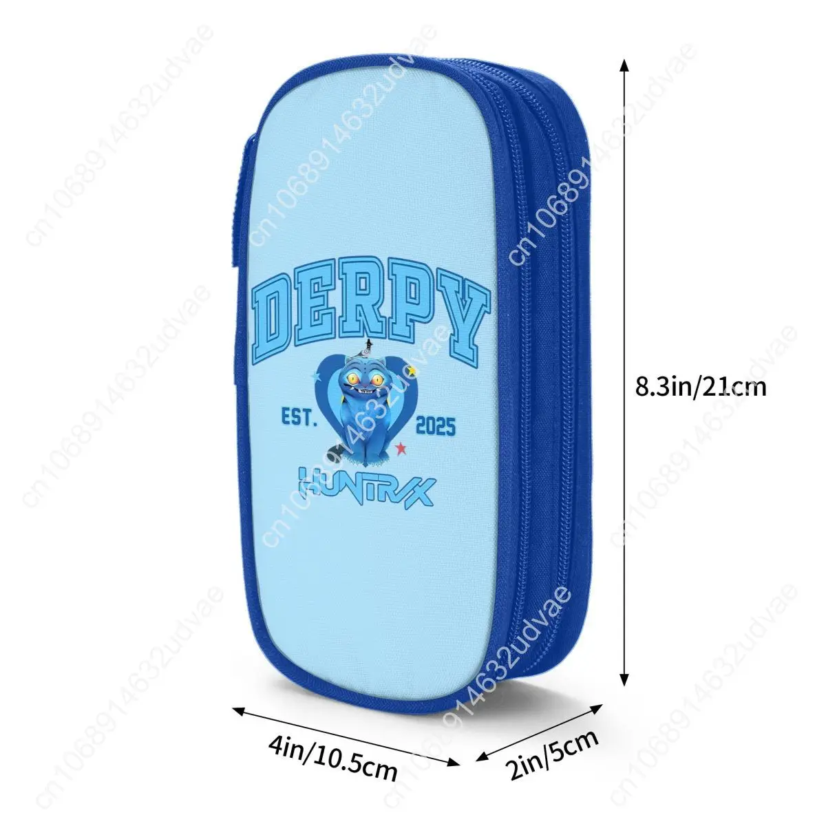 Derpy Huntrix Est 2025 KPOP Demon Hunters Etui Canvas Potloodzakje Kinderen Esthetische Draagbare School Etuis Organizer
