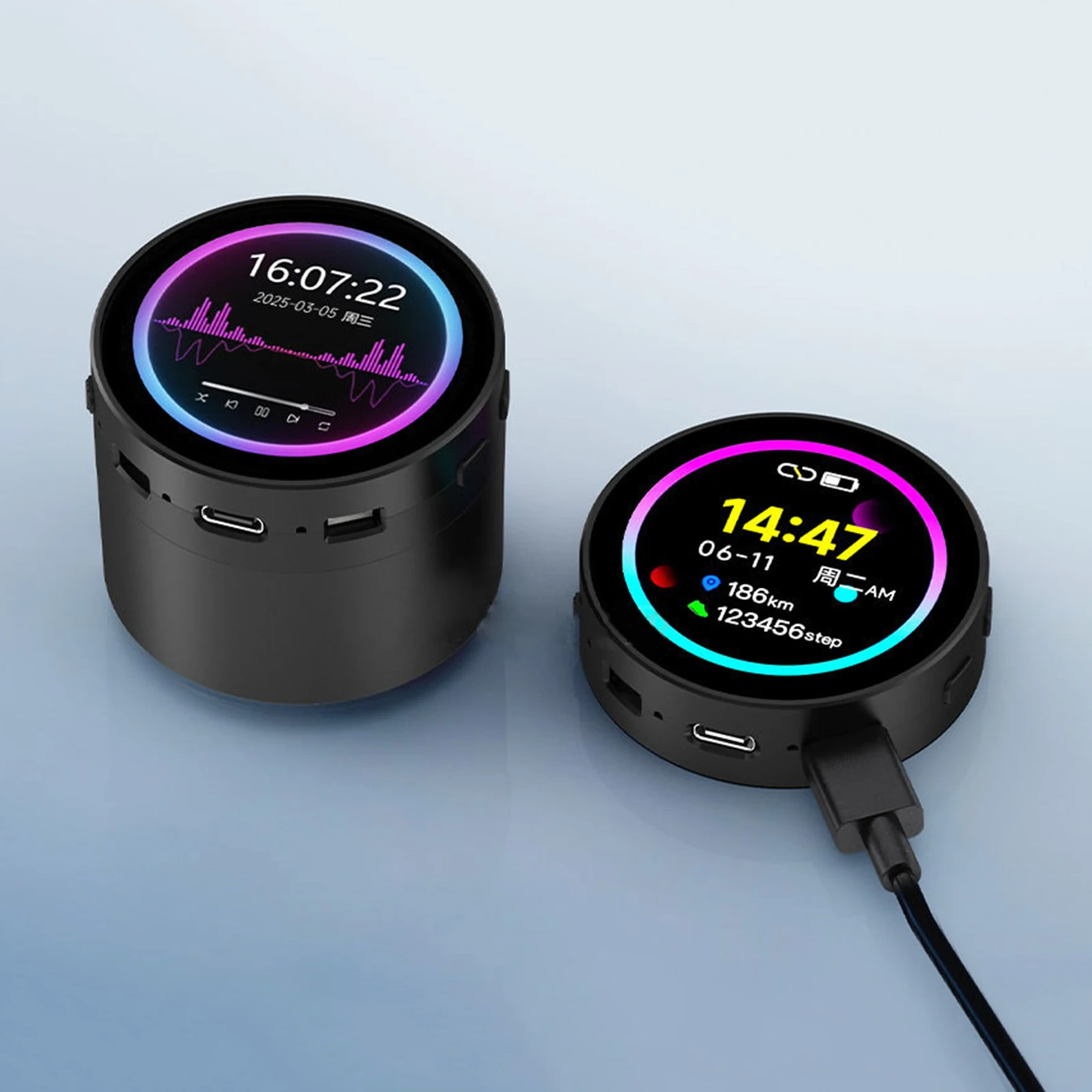 ESP32-S3 DeepSeek AI دردشة صوتية روبوت BOX مجلس التنمية 1.85 بوصة وحدة LCD مستديرة دعم WIFI BT AI الدردشة الصوتية ل XiaoZhi #1