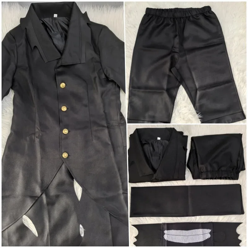 Anime Dandadan Ken Takakura Okarun Cosplay Costume Mask Uniform Glasses Momo Ayase Halloween Party for Women Men Costume