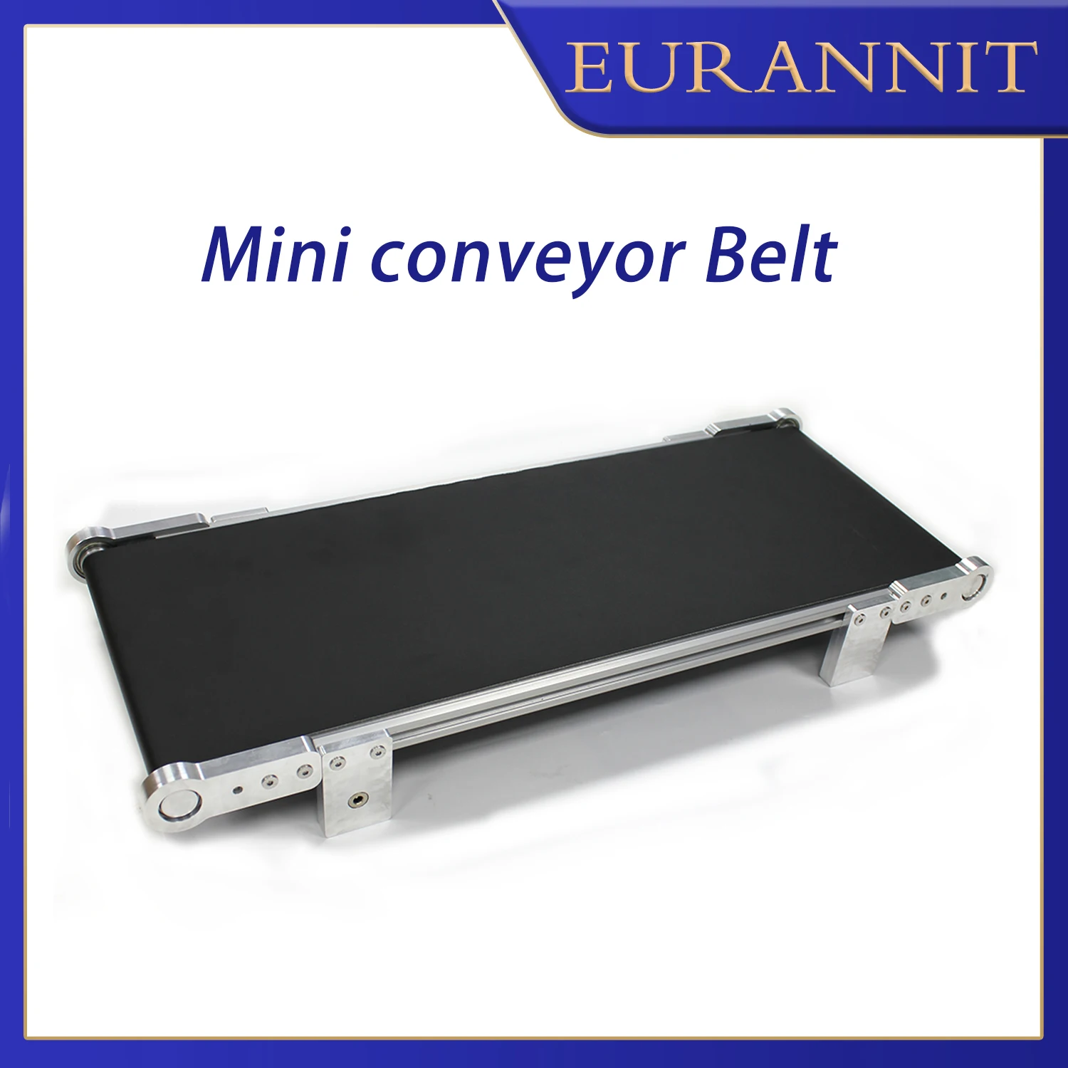 EURANNIT 60CM Wide MINI Conveyor Belt Aluminum Alloy Adjustable Speed Conveyor Belt Thermal Inkjet Printer Conveyor Accessories
