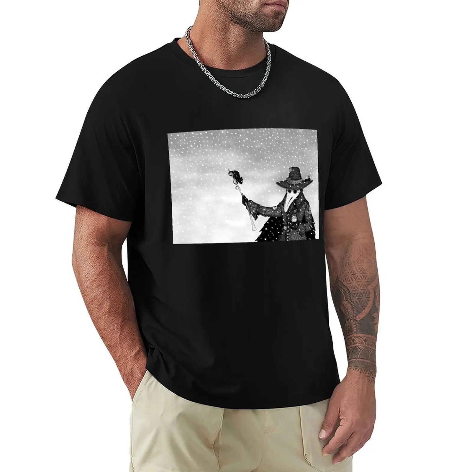 

Plague Doctor in the Snow T-Shirt Odor Resistant Short Sleeve Top