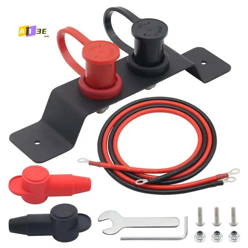 

A03E-48V 250A Высоковольтная аккумуляторная панель, быстрая и простая зарядка для ATV UTV RV Truck, водонепроницаемые кабели высокого напряжения