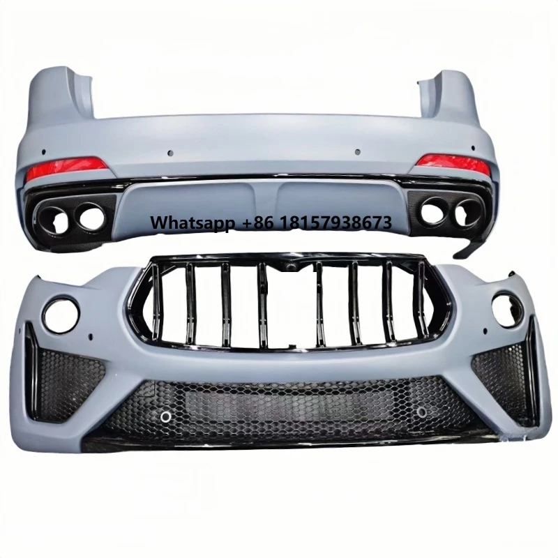 

High Quality for Maserati Levante Automotive Body Kit Front & Rear Bumper with Fog Light Cut-Outs ABS Material Used Condition