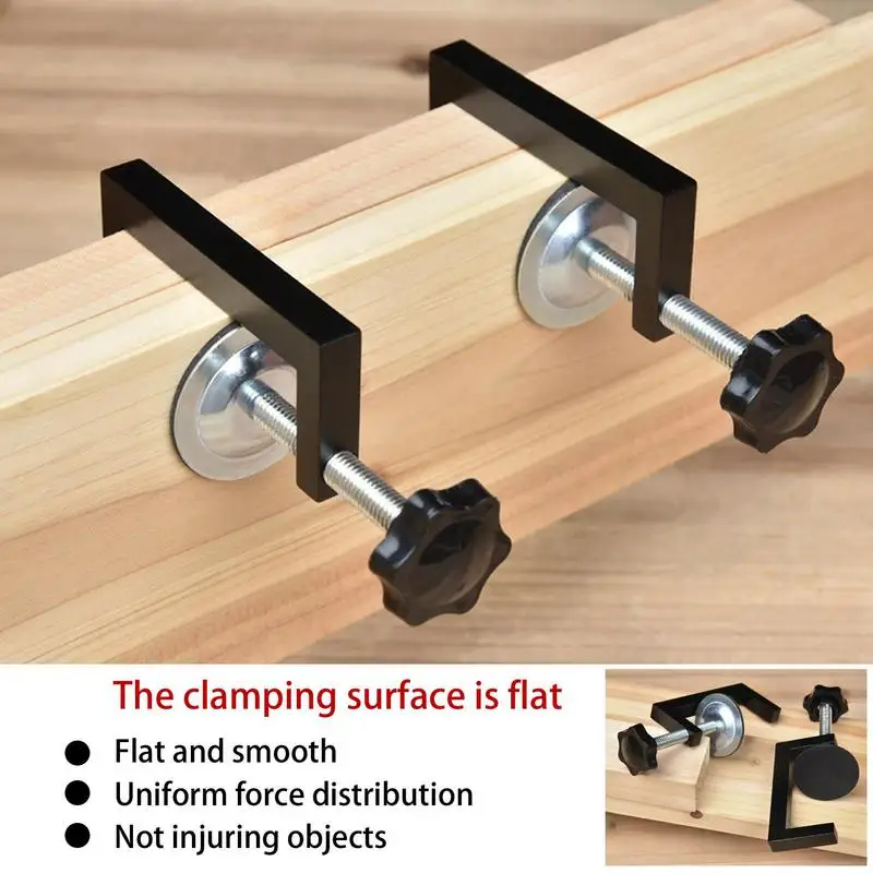 Drawer Front Installation Clamps Steel Fixing Clips Fast Jig Cabinet Tool Woodworking Furniture Right Angle Fixing Clamps