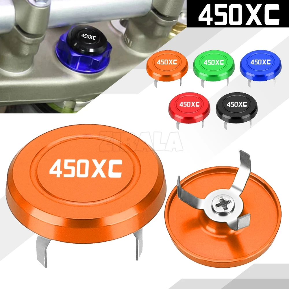 

For 450XC 2006-2007 2008 2009 2010 2011 2012 2013 2014-2023 2024 2025 Motocross Steering Stem Nut Cap Decorative cover Parts