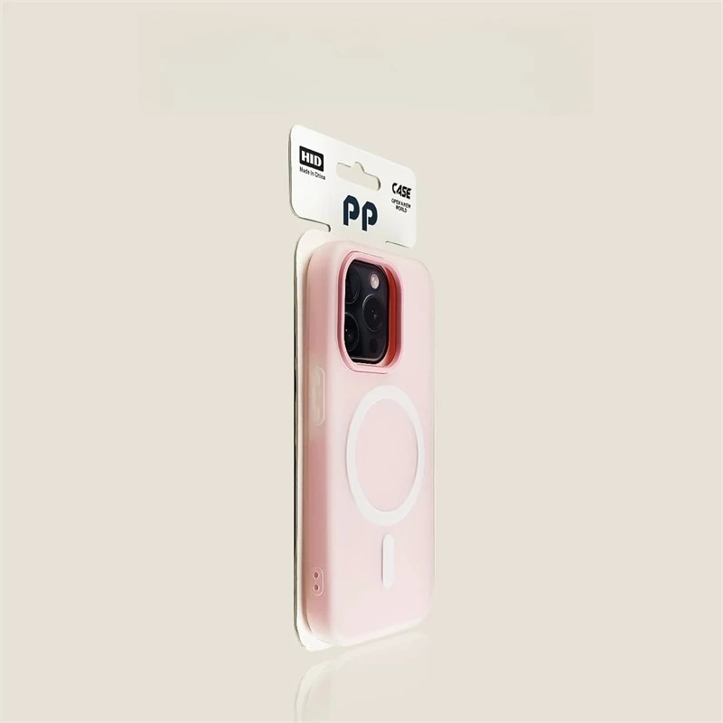 Funda magnética Magsafe color sólido, tacto piel, para iPhone 17 Air 16 Pro Max 15 14 13 12 11, TPU moderna 4