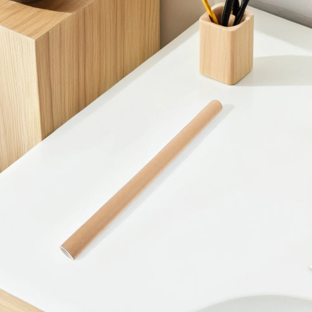 2 шт., трубки из крафт-бумаги, упаковка, сверхмощные картонные почтовые трубки для хранения плакатов, художественный принт, транспортировочный контейнер для рисования