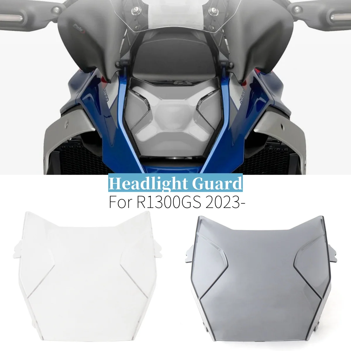 

Мотоциклетная акриловая защита фар для BMW R1300GS r1300gs R1300 GS R 1300 GS 2023 2024, защитная крышка для лампы