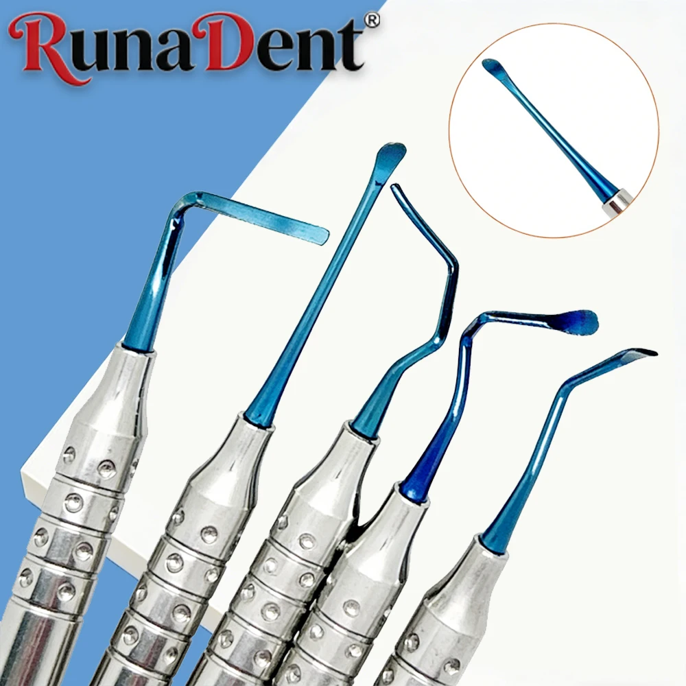 

5Pcs Titanium Dental Implant Kit with Bone Vista Tunneling Tools for Oral Surgery Implant Placement and Bone Grafting