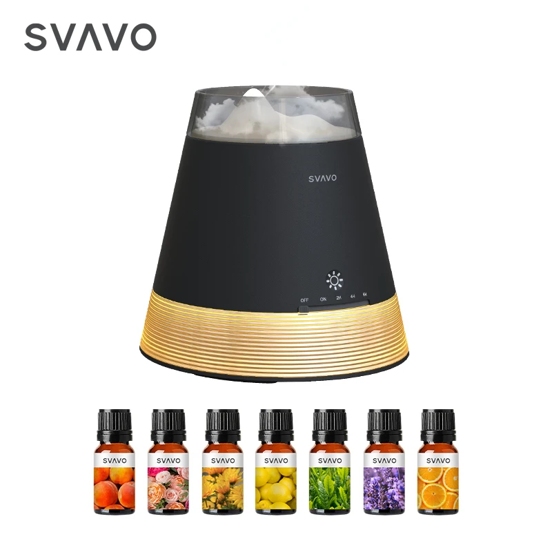 2025 المنزل الذكي الكهربائية بالموجات فوق الصوتية بدون ماء زيت طبيعي رائحة ناشر رائحة آلة المرطب لليوجا