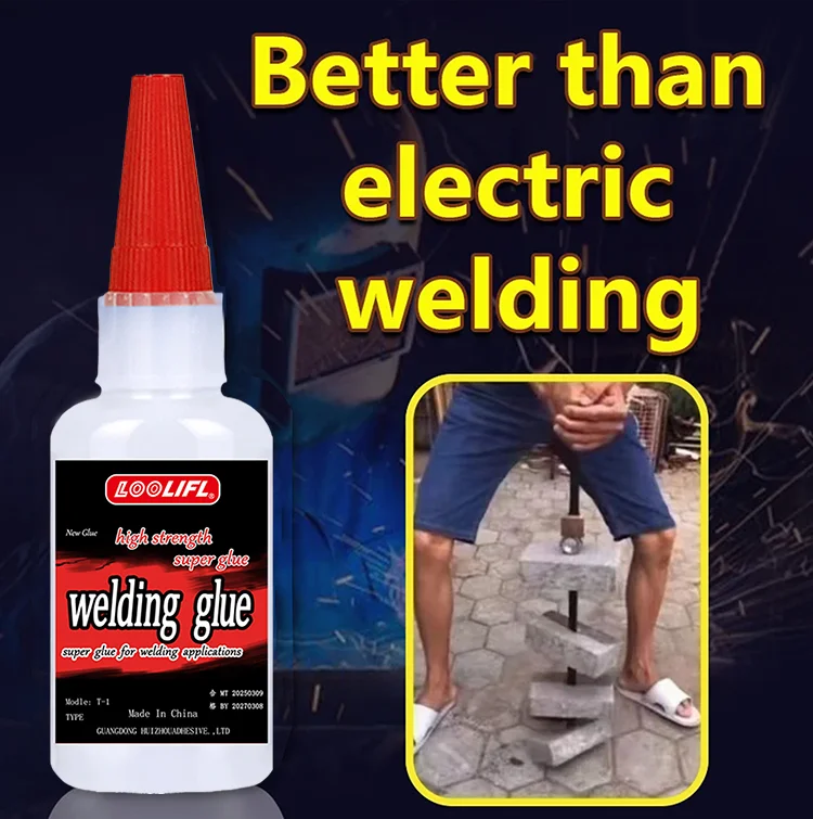 1-3pcs 20/50g,LOOLIFL adhesivo de soldadura a base de aceite de alta resistencia, más fuerte que el adhesivo especial para metal 502, pega metal roto, adecuado para metal/cerámica/vidrio/plástico.