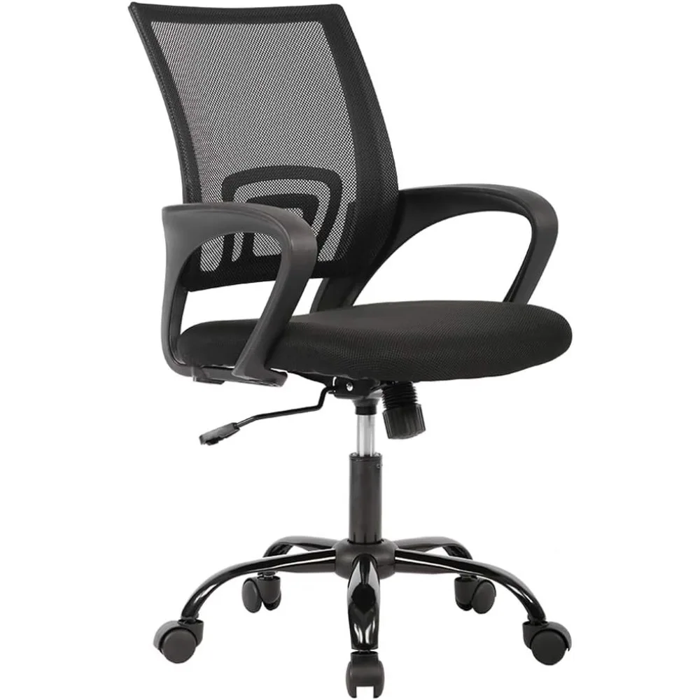 

Office Chair Ergonomic Cheap Desk Chair Mesh Computer Chair Lumbar Support Modern Executive Adjustable Stool Rolling Swivel