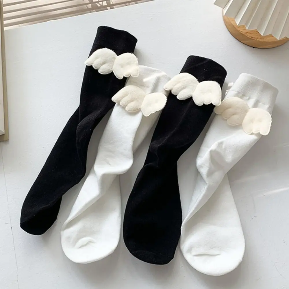 Breathable Middle Tube Socks Polyester Cotton Long Socks High Quality Knitted Stocking for Girls Women