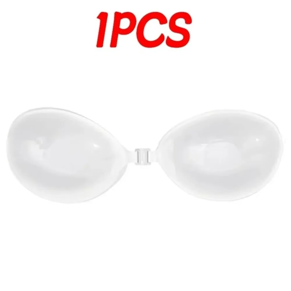

Silicone Invisible Breast Patch Push Up Front Closure Backless Bra Self-Adhesive Sticky Gel Pads Chest Sticky Bra Women's Wear