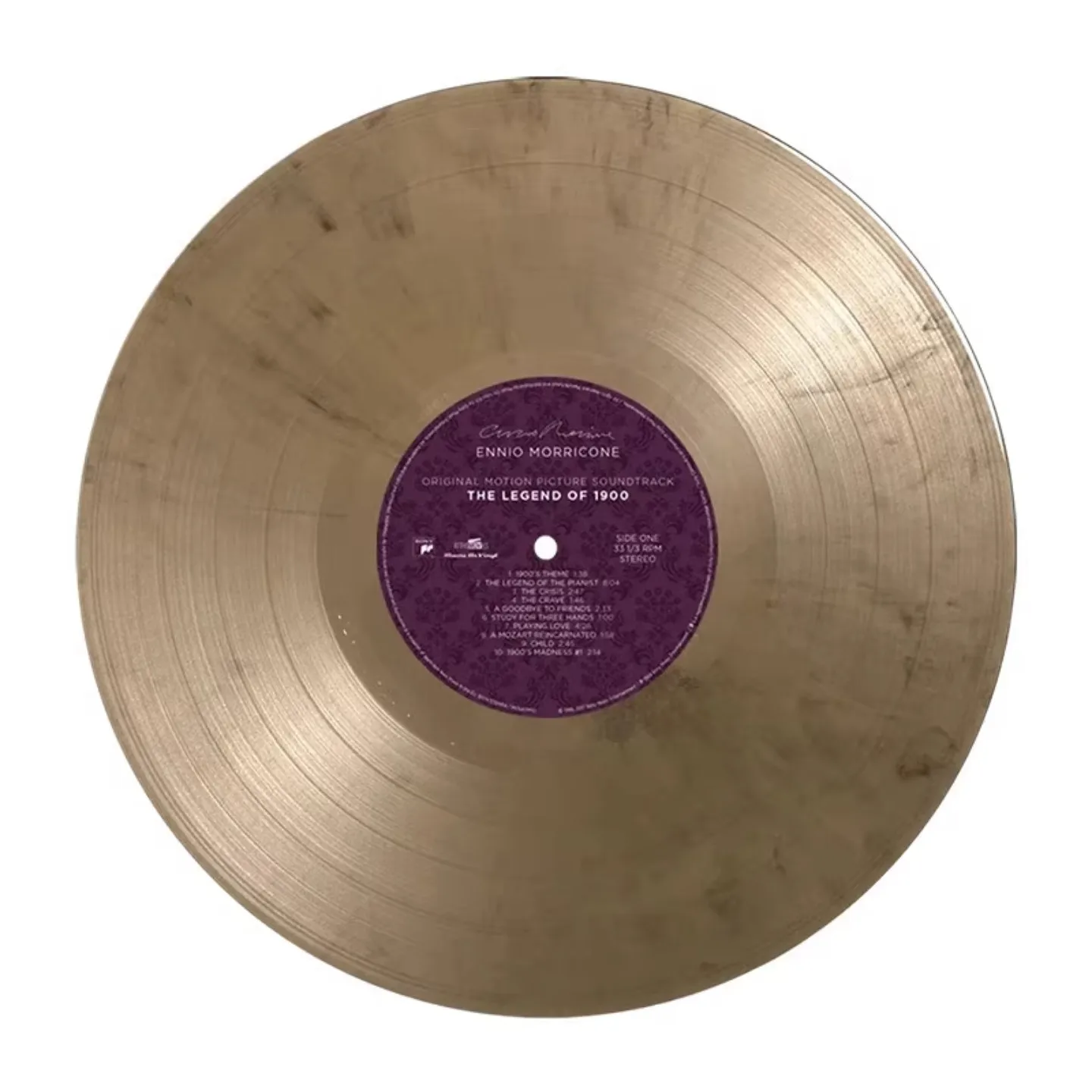 The Legend Of 1900 (film Score) - Gold And Black Marble Vinyl Record