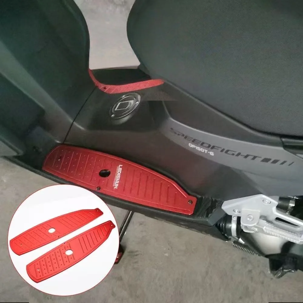 Motorcycle Alloy Floor Board Footrest for Peugeot SF4 SF3 Speedfight Anti-Slip Reinforced Foot Pegs Platform Replacement Part view 4