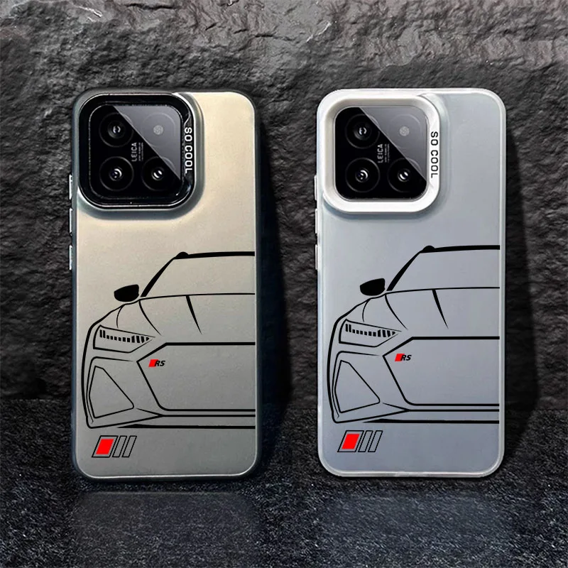Auto Beliebte Telefon Fall Für XiaoMi 15 14 13 12 11 Pro Ultra Laser Harte PC + TPU Fällen Zurück Abdeckung-S663P1