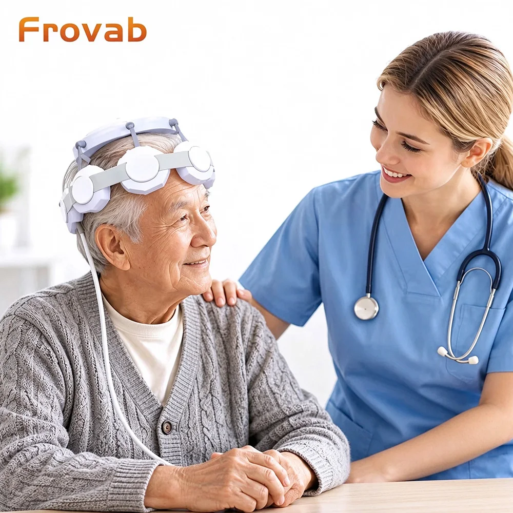 Frovab RTMS Brain Stimulation Machine Home & Clinical Non Invasive Rehabilitation Equipment for Parkinson Disease Recovery