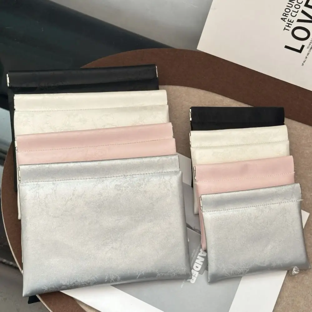 

Fashion Simple Lipstick Makeup Bag Nylon Portable Cosmetic Organizer Pouch Travel Key Small Bags for Women Girls