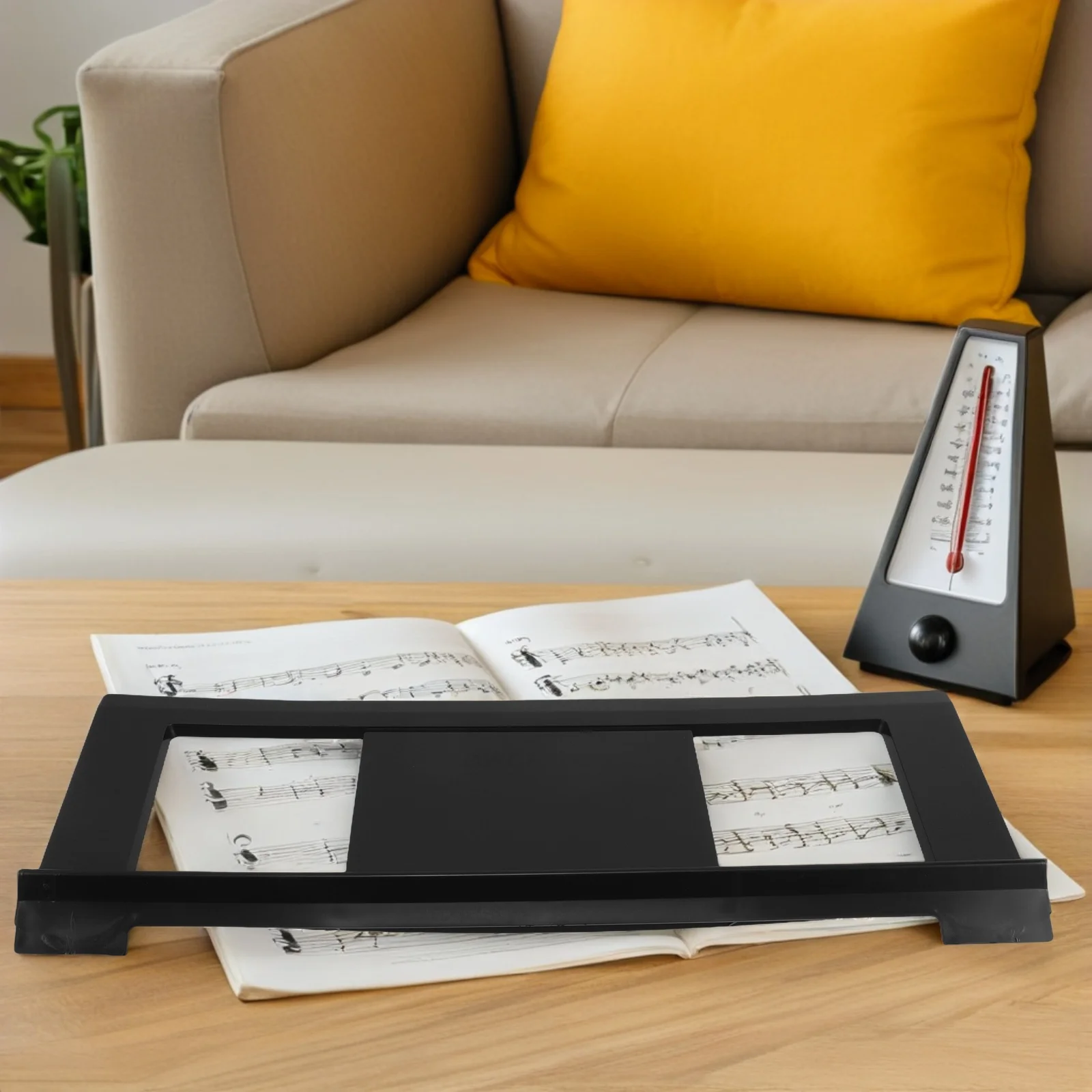 مجموعة واحدة من حامل موسيقى البيانو الإلكتروني خفيف الوزن من البلاستيك المحمول وقابل للتعديل وحامل الموسيقى ولوحة المفاتيح وعرض النتيجة للممارسة