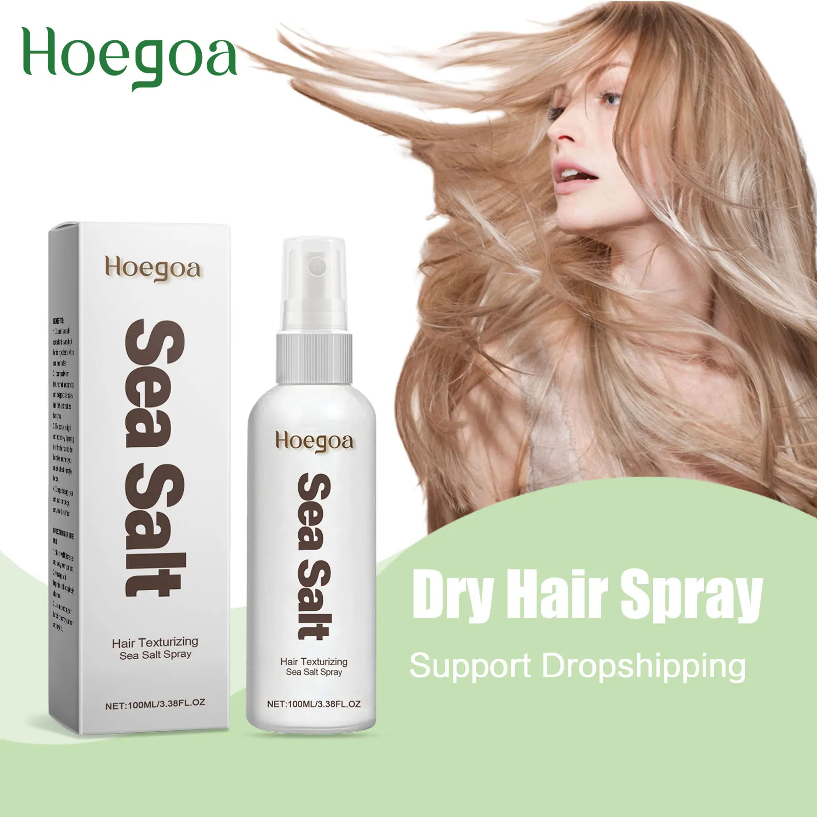 

Natural Sea Salt Hair Spray Men Women Instant Texture Volume Hair Powder Refreshing Oil Control Durable No Wash Dry Hair Spray