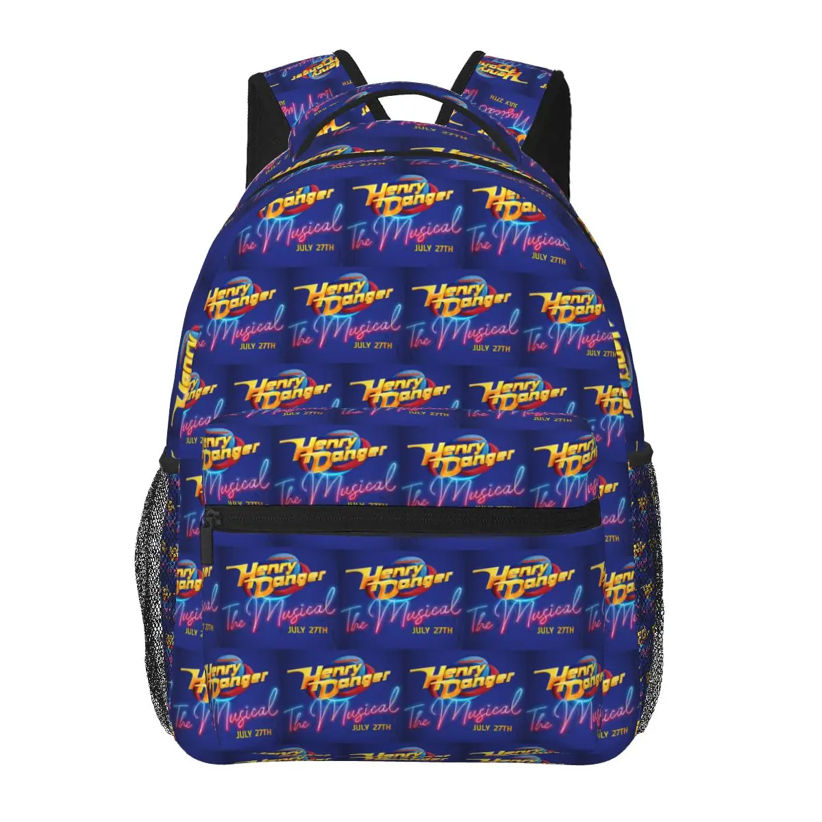 Henry Danger Backpacks Boys Girls Bookbag Students School Bags Cartoon Kids Rucksack Shoulder Bag Large Capacity