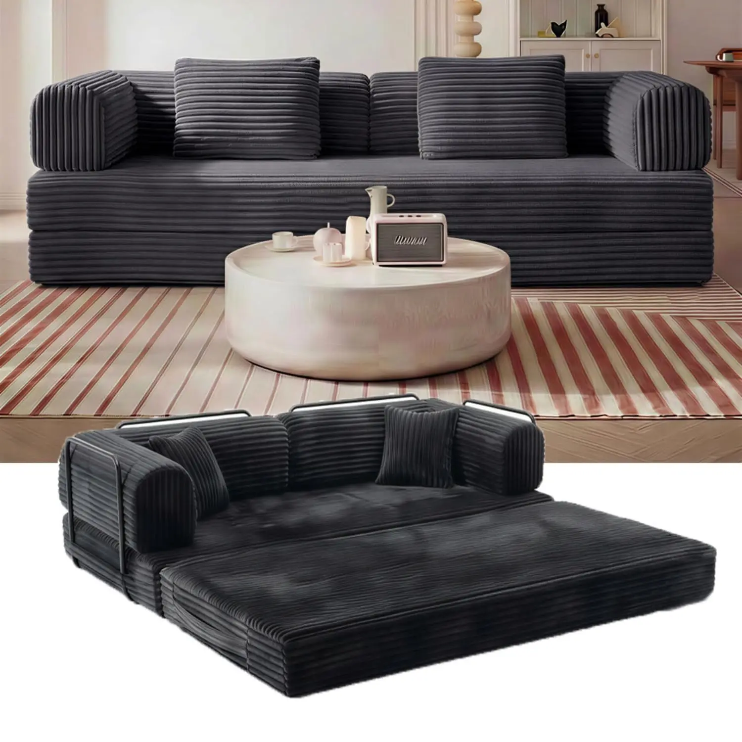 74" Convertible Sle…