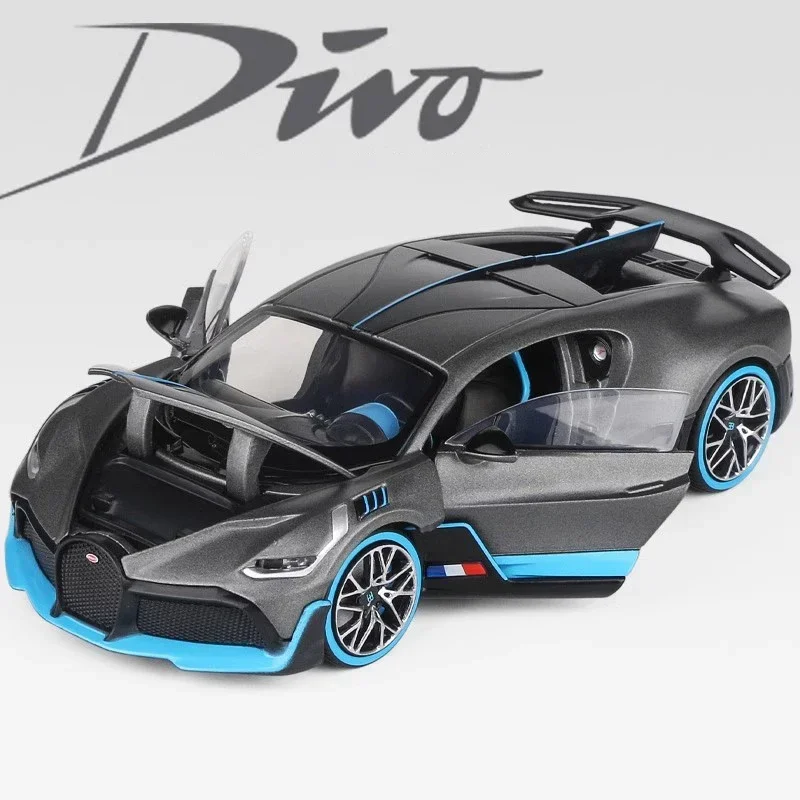 1:32 Bugatti DIVO Supercar Diecasts & Toy Vehicles Metal Car Model Shock absorber Sound Light Collection Car Toys Gift
