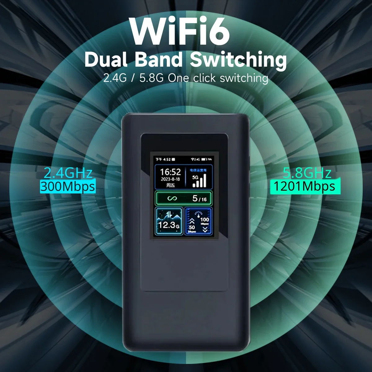

Global Version M2A-GL 5G MiFi Hotspot – Unlocked | SIM Card | 4G LTE Modem