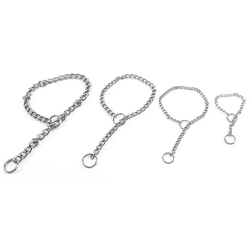Collar de Adiestramiento para Perros, Collar de Cadena, Equipo de Protección, Todas las Tallas, Accesorios para Mascotas, Adecuado para el Hogar, Correa de Tracción para Perros