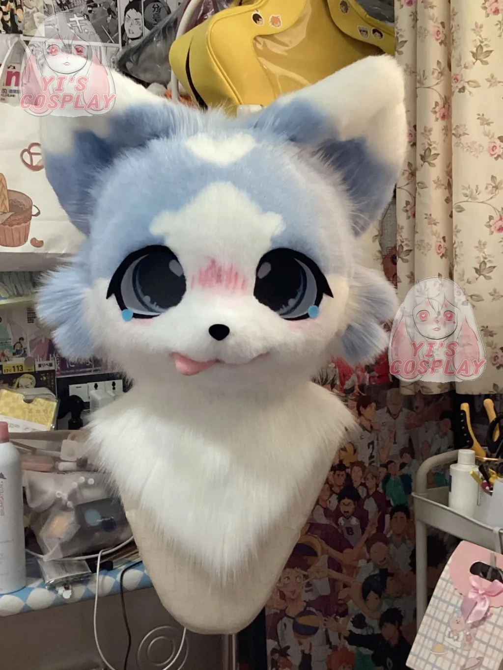 Furry Head Fursuit Handmade Customized Fursuit Kigurumi Head Furry Cosplay Kigurumi Custom Role Play Headsets Beast