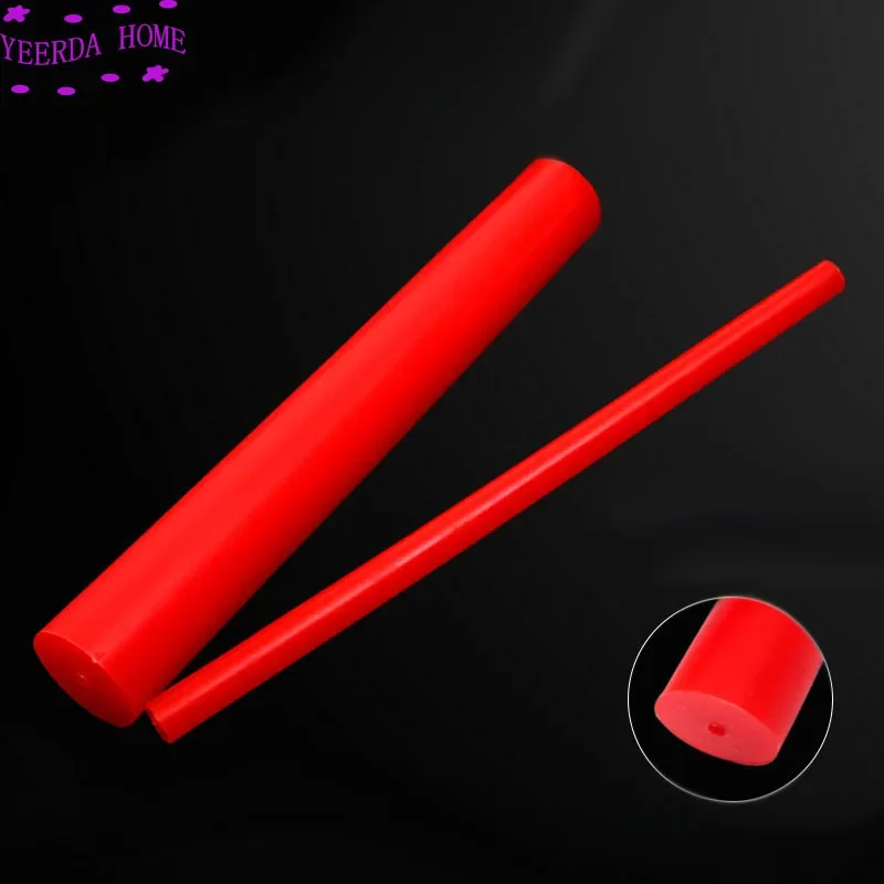 red polyurethane hollow rod Construction Machinery PU plastic bar Force Glue Sticks PU Rods Self-defense Stick