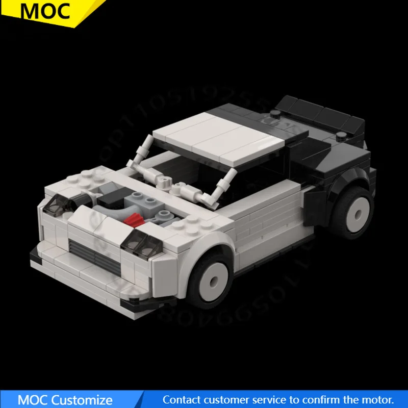 255 PCS Racing Car widebody supra MOC Customize Modular Building Block Educational Creative Design Model DIY Assembly Toy Gift