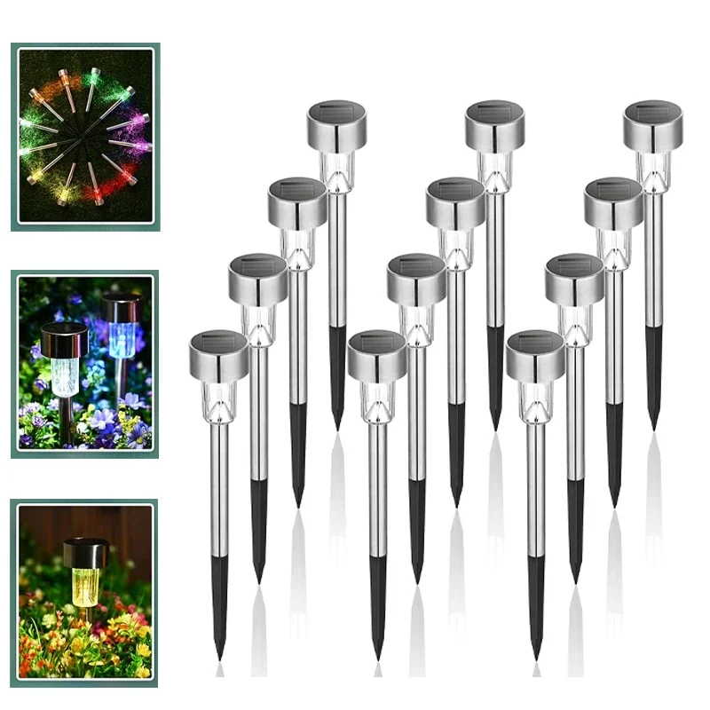 

Solar Lights Outdoor Waterproof LED Solar Garden Lights for Patio Lawn Yard and Landscape Cold White，Warm，Multicolor ﻿Lighting