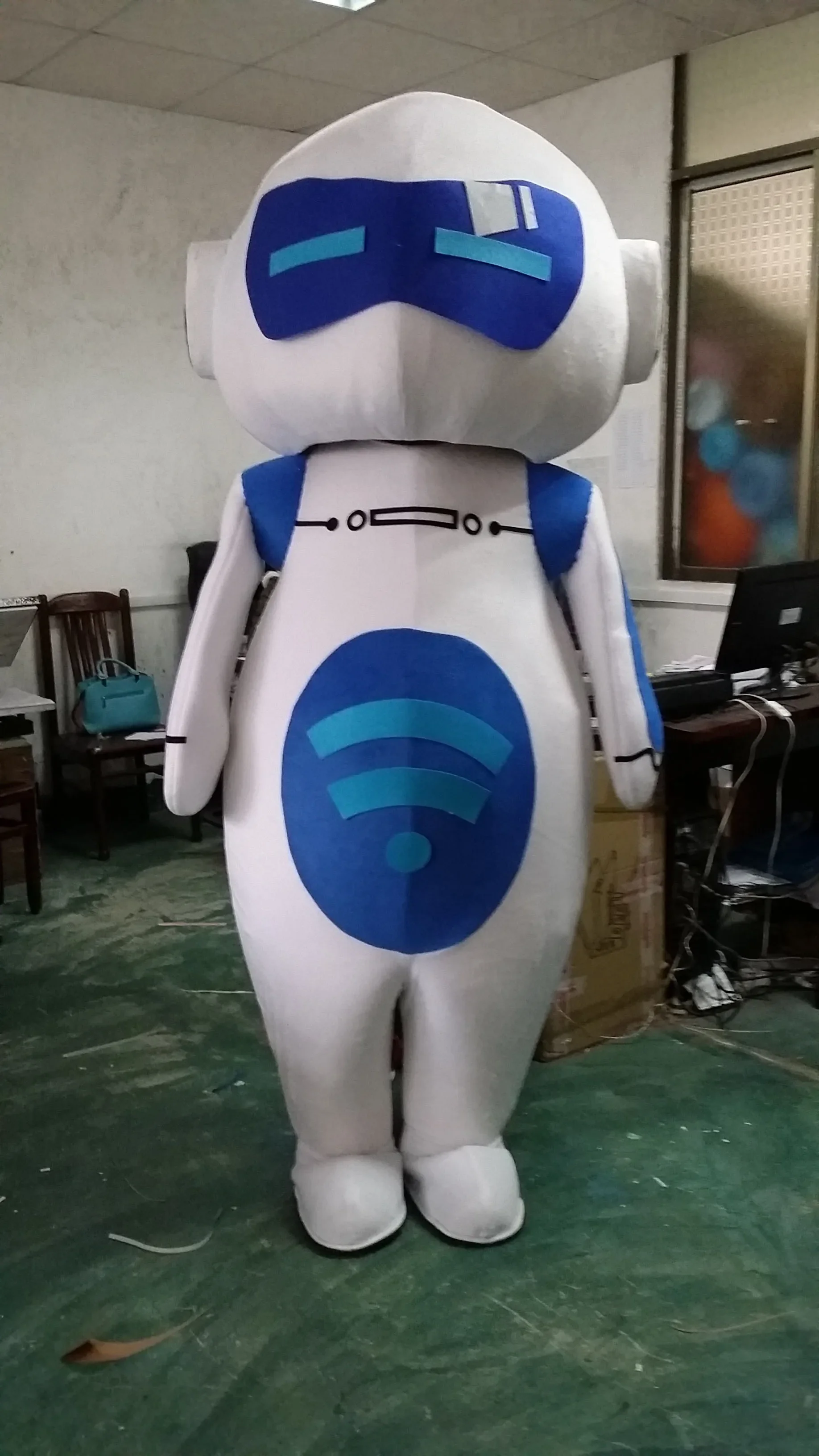 Natal robô mascote traje robô aparência adulto tamanho adorável dos desenhos animados aparência natal halloween cosplay festa terno f