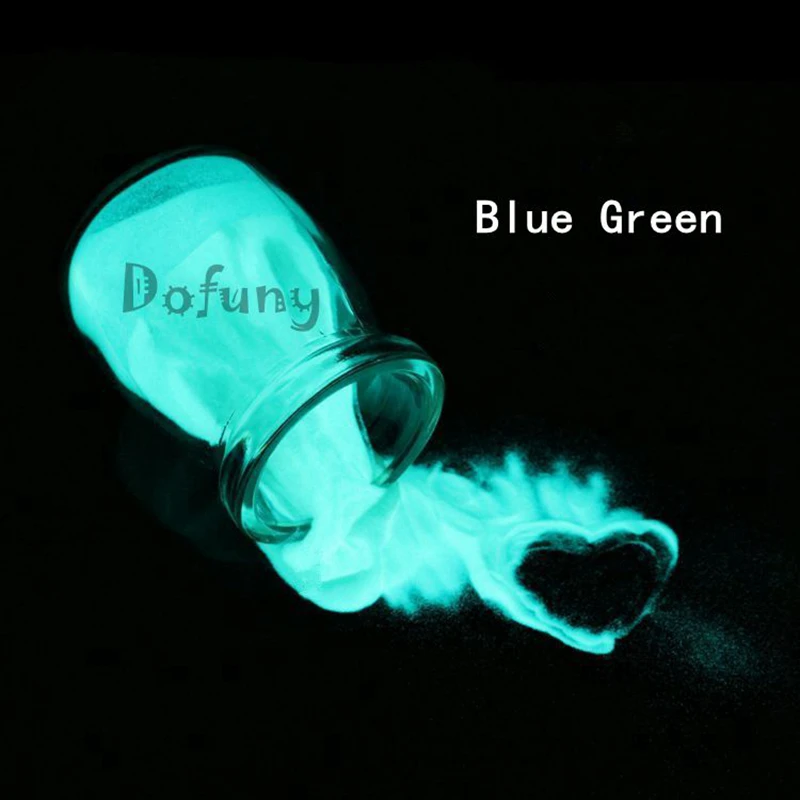 Dofuny – poudre fluorescente Super brillante, Pigment lumineux phosphorescent, néon, 100g