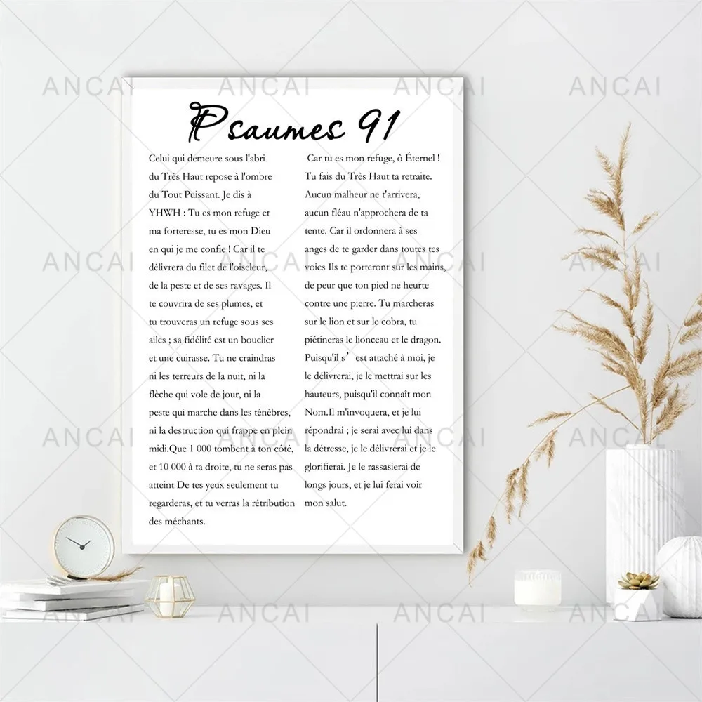 Psalm 91 Scripture Wall Poster He Who Dwells In The Shelter Bible Verse Canvas Painting Print Pictures Your Christian Home Decor