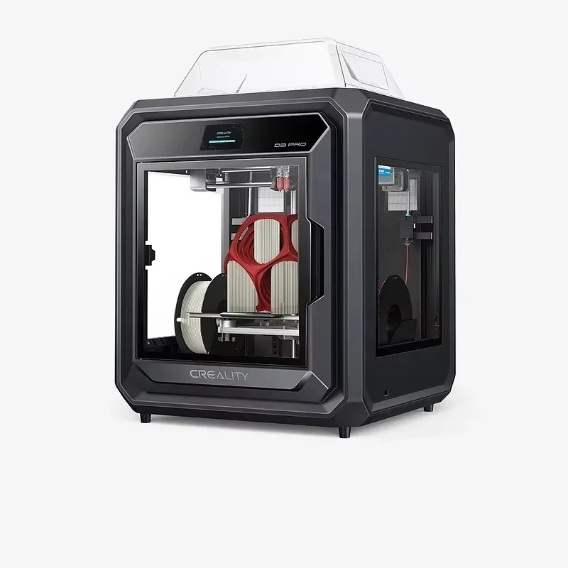 D3 Pro Enclosed FDM 3D Printer Dual Hotend Full Auto Leveling 300℃ High Temp Nozzle for Industrial Prototyping