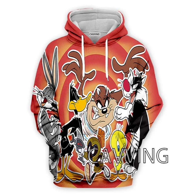 3D New Bugs Bunny Basketball Sports Hoodie Men\'s And Women\'s Long Sleeve Casual Hoodie Children\'s Fashion Autumn/Winter Top 