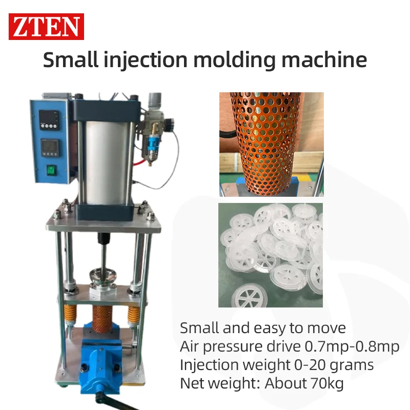 ZTEM Laboratory-Use Injection Molding Machine 20g High Quality Vertical Injection Molding Machine Centre For Plastic USB ABS PP