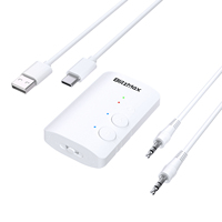 BlitzMax BM-LE505 Transmitter Receiver bluetooth V5.2 Adaptive HiFi Sound Wireless Adapter for Speaker Computer TV