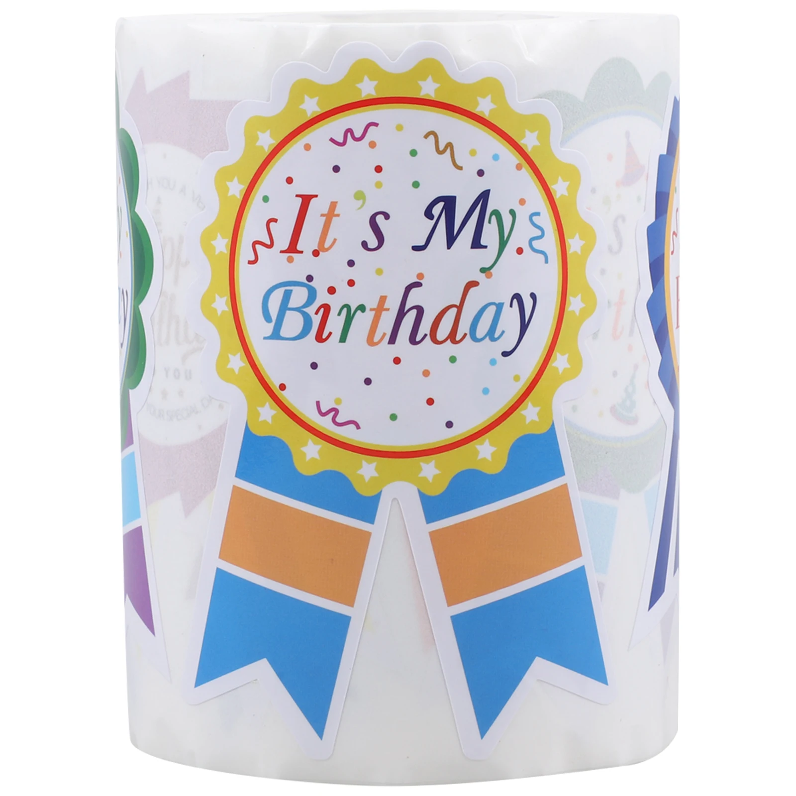 

Birthday Party Decorations Backdrop Stickers for Planner Music Labels Copper Plate