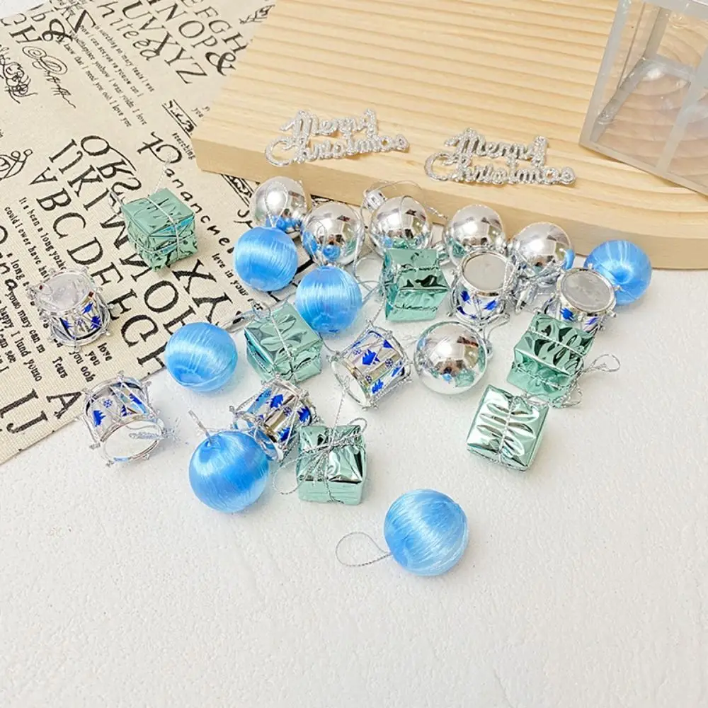 

26/32PCS Multicolor Christmas Hanging Decoration Mixed Pattern Xmas Ball Bell Drop Ornaments Gift Boxes DIY Xmas Tree Decoration