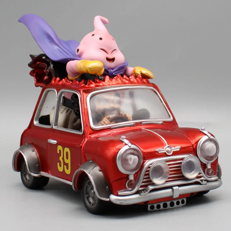 14cm Dragon Ball Z Figures Majin Buu Anime Figure Gd Automobile Locomotive Series Figurine Pvc Statue Model Doll Collectible Toy