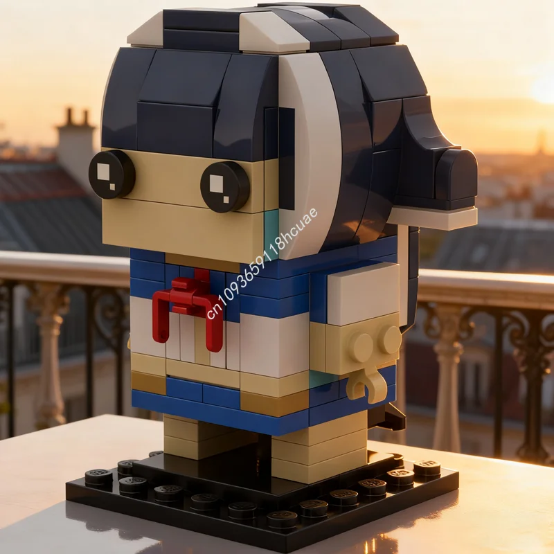 

193pcs MOC Shylily Brickheadz Brickheadzed Model Building Blocks Toy Architecture Education Brick Christmas Gift Kids Birthday