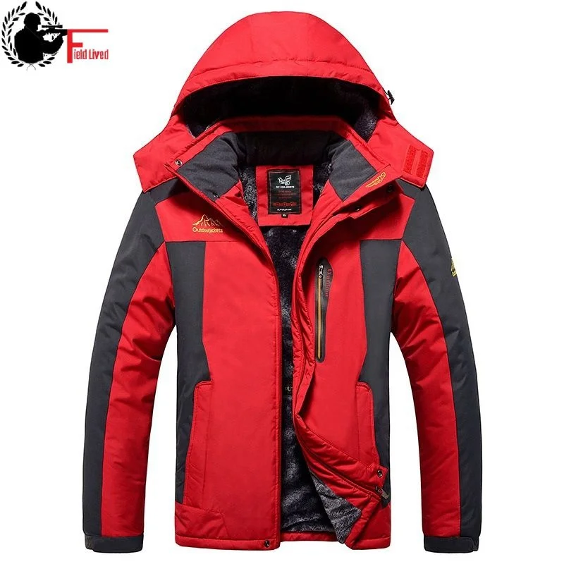 

9XL Winter Jackets Men Parka Plus Big Larger Size Windproof Coat Fleece fur Thick Warm Male Oversized 6xl 7XL 8XL 6XL