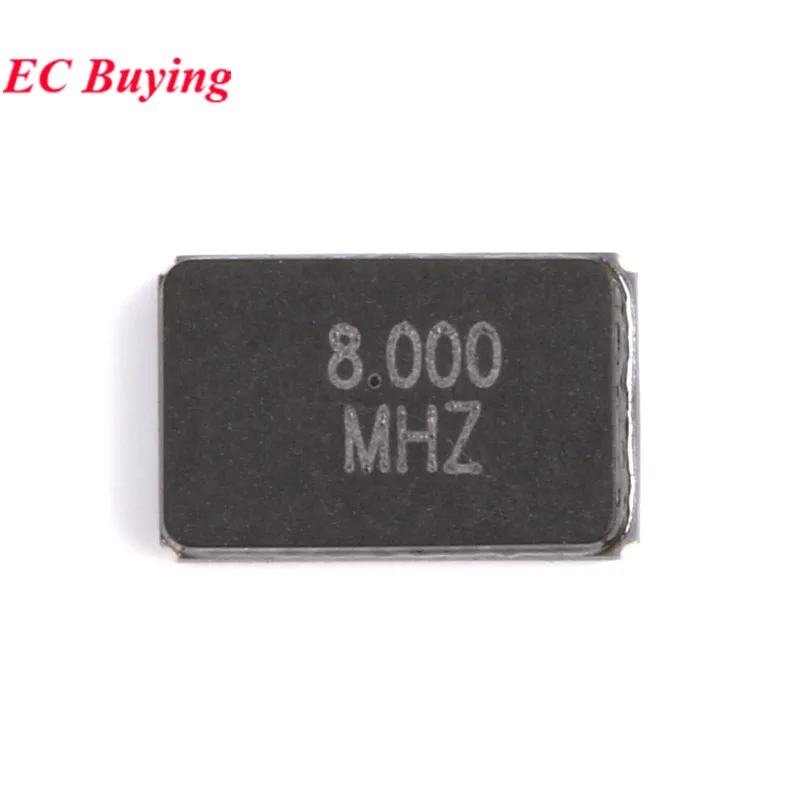 10szt/lot 5032 8.000MHz 8MHZ 8.000 8MHz 8.000M 8MHz SMD Pasywny kryształowy rezonator kwarcowy ± 20PPM 20PF 5.0*3.2mm 2Pin