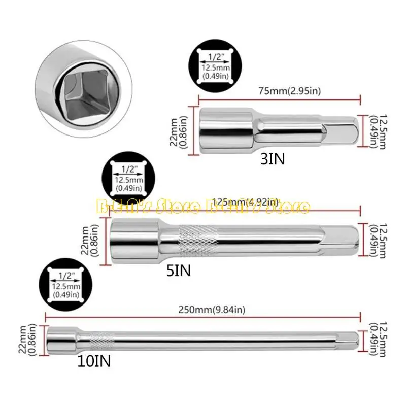Y1AD المقبس اسئلة وجع تمديد بار الثقيلة "75/125/250 مللي متر 1 قطعة