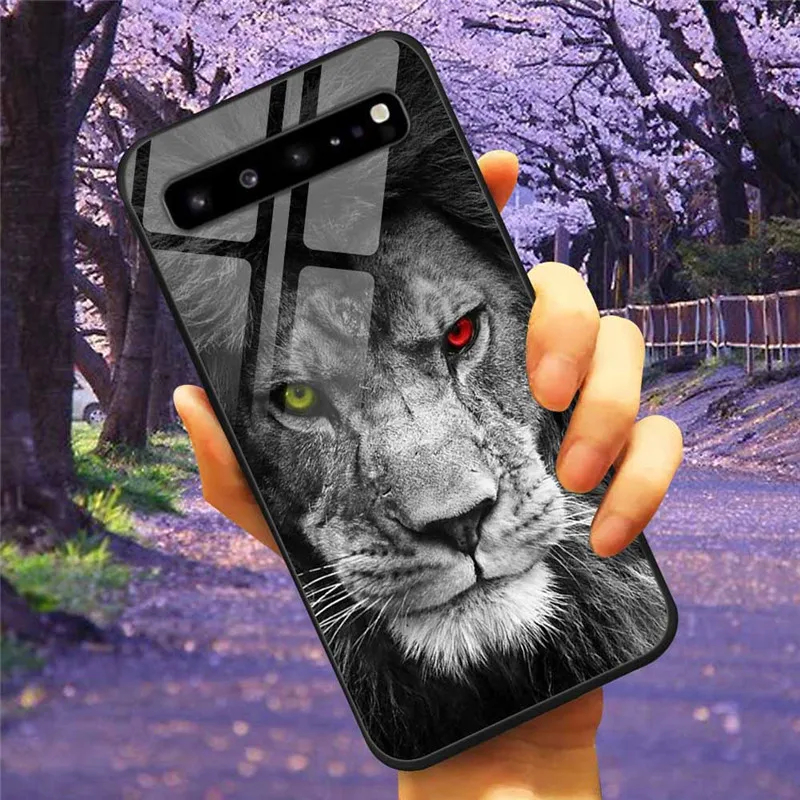 For Samsung S10 5G S 10 Plus Case Tempered Glass Fashion Cover for Samsung Galaxy S10e S10 S8 S9 Plus S7 Edge Note 10 Lite Pro