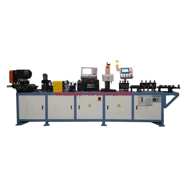 automatic tube roller straightening and cutting machine tube shrinking machine